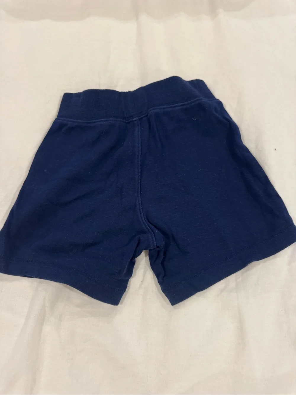 Carter's Navy Shorts with White Drawstring
